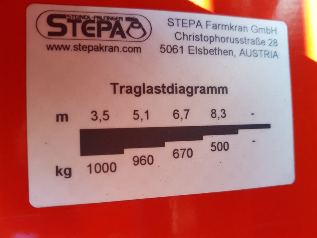 Stepa Logo Stepa Mobilkran M 5090B - Landtechnik Hohenwarter - Qualität schafft ...